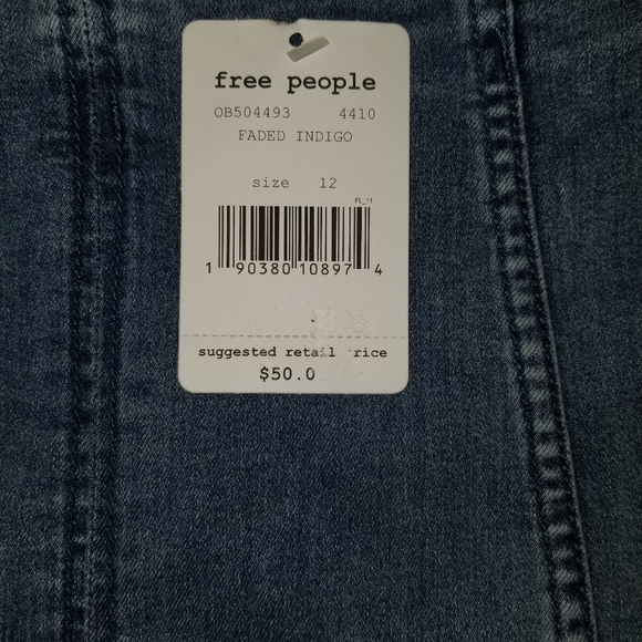 Free People Denim Mini Skirt - Picture 2 of 3
